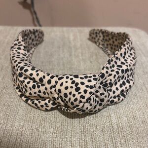 Leopard Print Knotted Headband